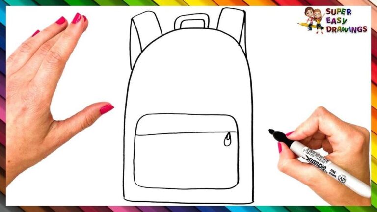 How to Draw a Backpack: Easy Steps for Beginners