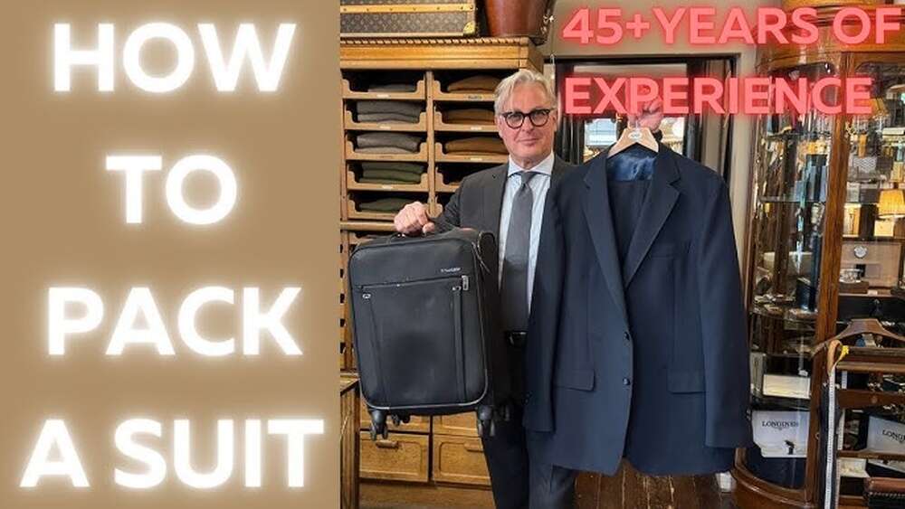 How to Pack a Suit in a Suitcase