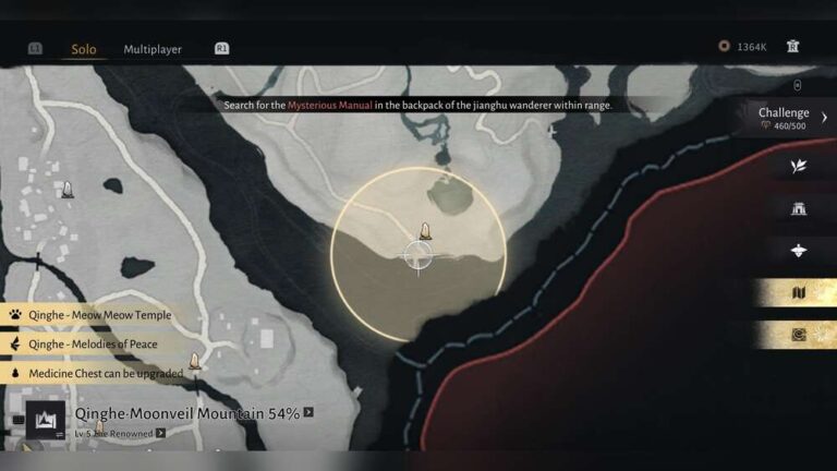 Where Winds Meet Encircling Lake Coordination Backpack Guide