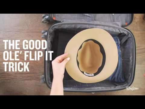 How To Pack A Hat In A Suitcase