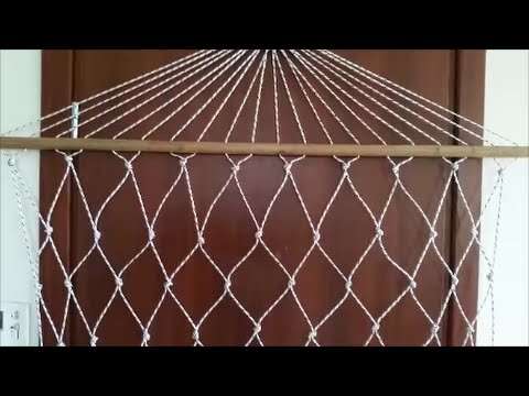 How To Weave A Hammock With Rope