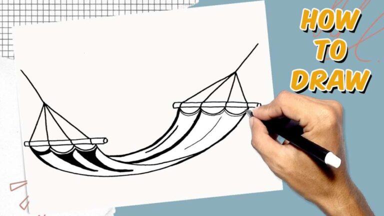 How To Draw A Hammock