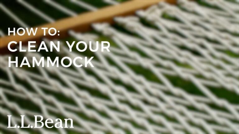 How To Clean A Hammock