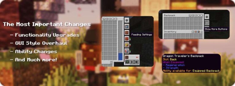 How To Take Off Traveler's Backpack Minecraft