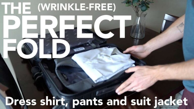 How To Pack Dress Shirts In Suitcase