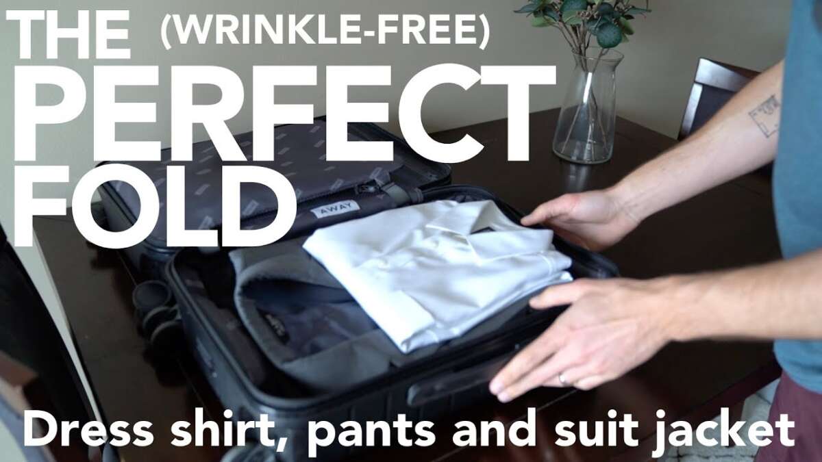 How To Pack Dress Shirts In Suitcase