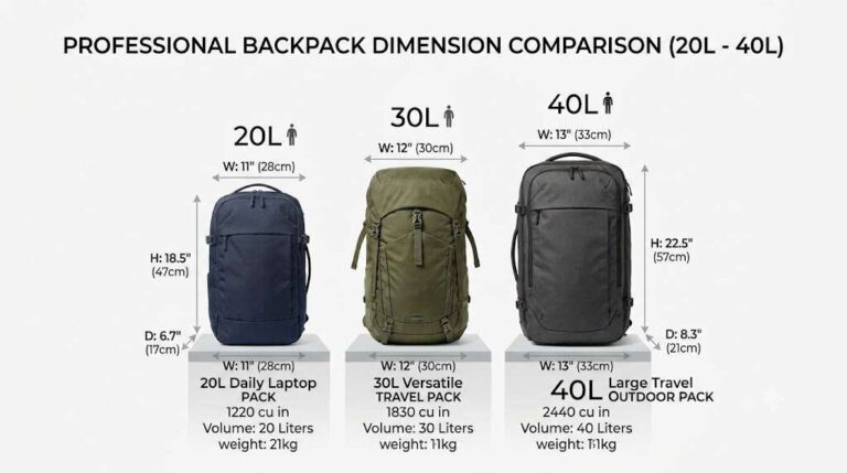 How Big Is A 25L Backpack