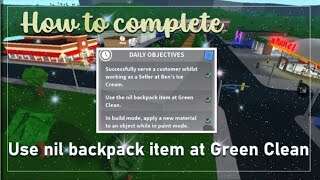 What Is The Nil Backpack Item In Bloxburg