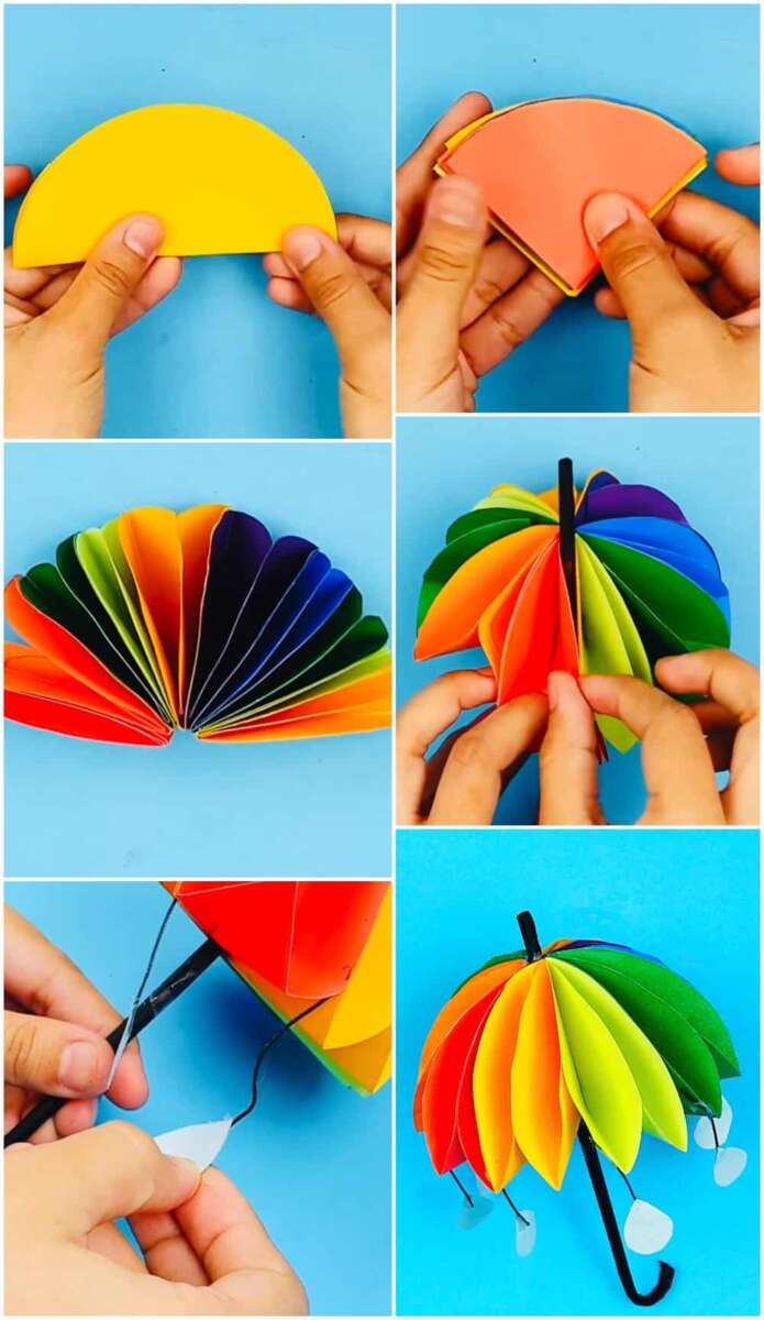 How To Make Paper Umbrella