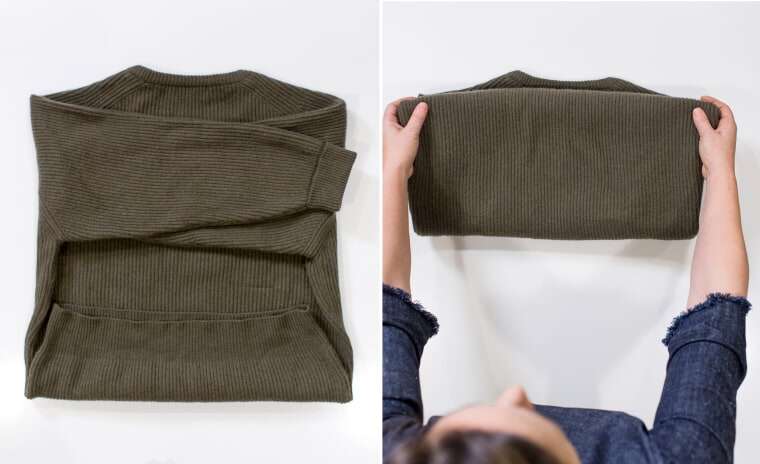 How To Pack Sweaters In A Suitcase
