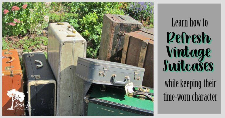 How To Clean A Vintage Suitcase