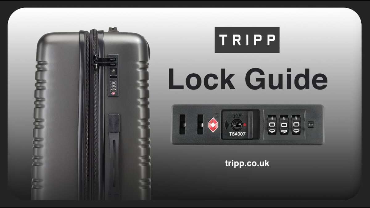 How To Reset The Lock On A Tripp Suitcase